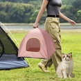 thumbnail image 1 of Cat Tent Bed Pet House Portable Pop Up Pet Cave Breathable Design, Private Secure Space Durable Frame Easy Setup Foldable Travel Friendly, for Indoor Outdoor Camping Travel Sleeping Cats Dogs, 1 of 6