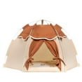 thumbnail image 1 of Cat Tent for Indoor, Indoor Dog House, Kitten Tent Suitable for Small Dogs, Cute Cave Nest Cat And Dog Houses For Pet (Beige), 1 of 5
