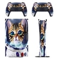 thumbnail image 1 of Cat, The Astronaut PS5/PS5 Slim Digital Disc Skin Sticker For Console And Controller Skins, 1 of 7
