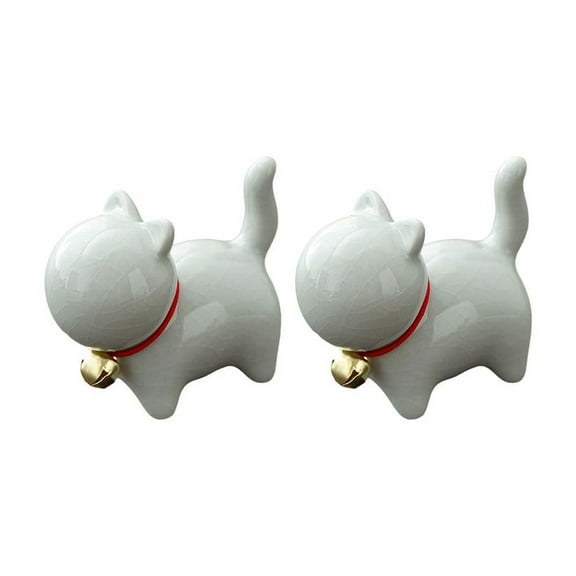 Cat Toilet Bolt Caps Decorative,Cat Frog Ceramic Toilet Covers Bolt M29C