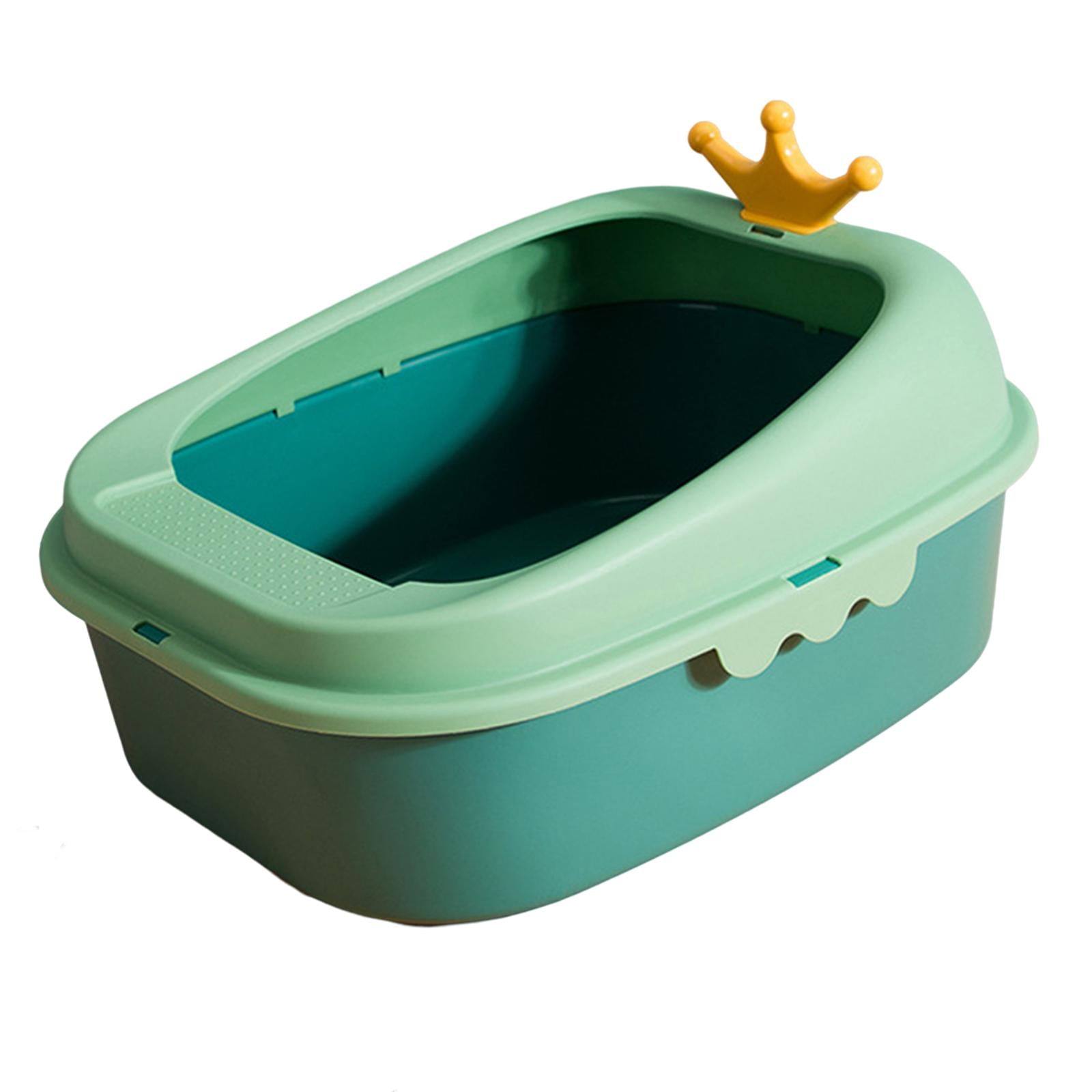 Cat Toilet Open Top Pet Litter Tray 43x35x23.5cm Cat Sand Basin Cat Litter Tray for Cats All