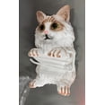 thumbnail image 1 of Cat Toilet Paper Holder Cute Bathroom Holder, 7.87 Inch Wall Mount Decorative & Functional Bathroom Decor Restroom Organizer Home Bath Storage, 1 of 6