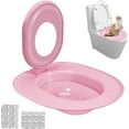 thumbnail image 1 of Cat Toilet Seat Training Kit - 15.35x14.37 inches Cats Toilet Trainer | Litter Box Trainér | Reusable Urinal Seat Potty | Hygiene for Potty Train, 1 of 7