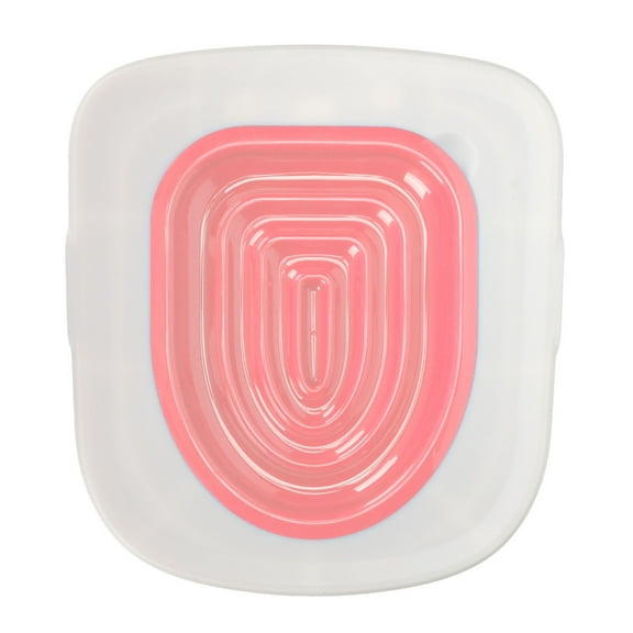 Cat Toilet Trainer, Universal Reusable Cat Toilet Training Kit Safe For Home For Pet Cleaning White Tray , 1 Blue Inner Support,White Tray, 1 Pink Inner Support,White Tray, 1 Gray