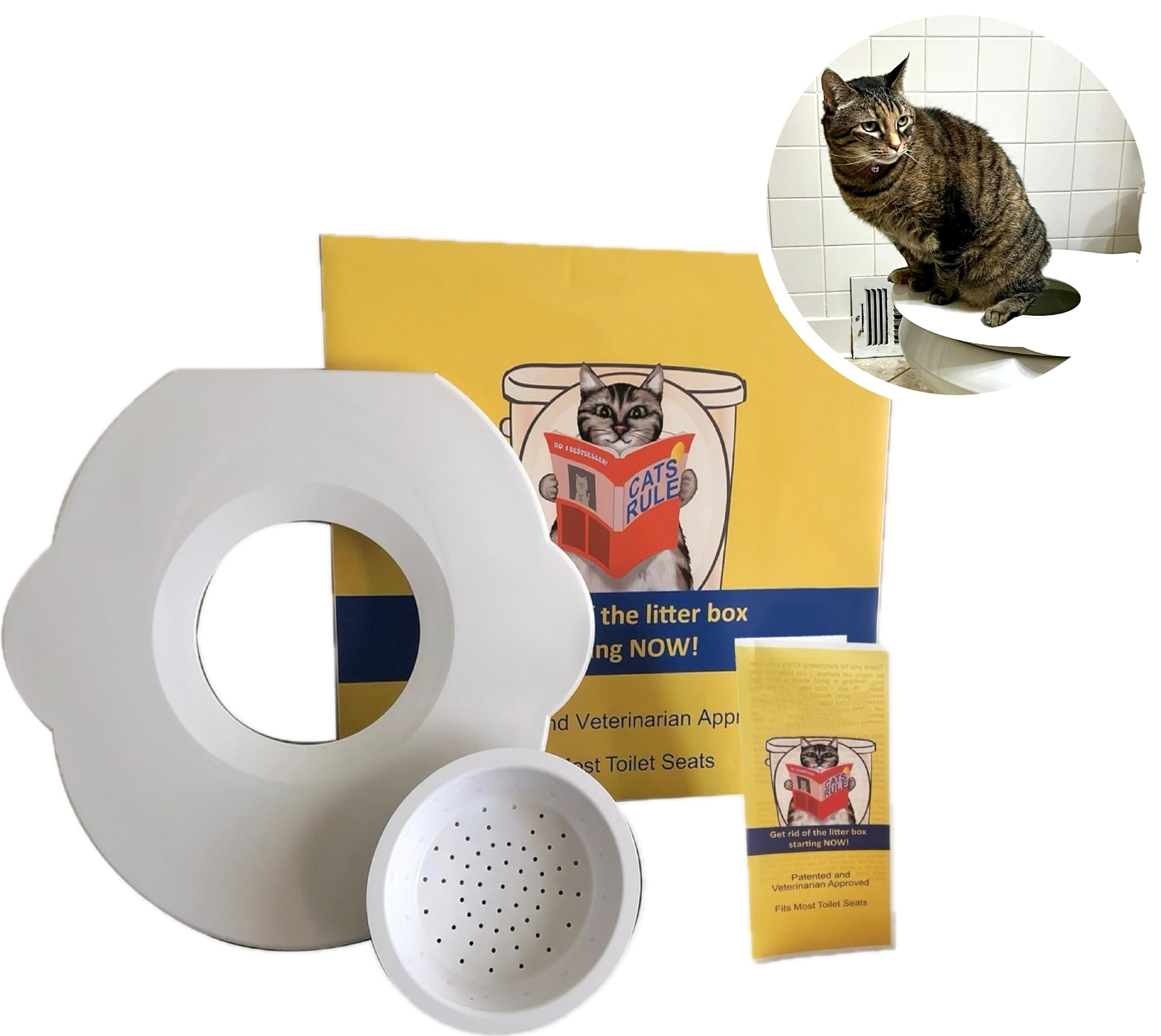 Cat Toilet Training Kit Teach Cat to Use Toilet Training System