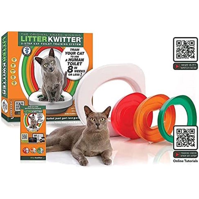 Cat Toilet Training System By Litter Kwitter Teach Your Cat to Use