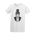thumbnail image 1 of Cat Top Hat Elegant Vintage Tee Men's -Image by Shutterstock, 1 of 2
