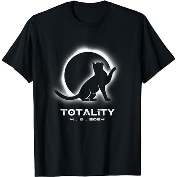 Cat Totality 4.08.2024 Total Solar Eclipse 2024 T-Shirt