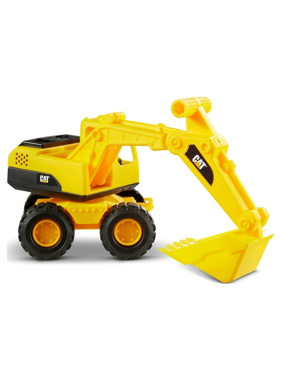 Cat Tough Rigs Construction 15" Toy Excavator, Yellow