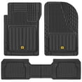 thumbnail image 1 of Cat® ToughLiner™ Rubber Car Floor Mats for Auto Truck SUV & Van, Full Custom Trim to Fit Liners, Advanced Performance Heavy Duty Odorless Car Mats, All Weather Protection, Black, 1 of 9