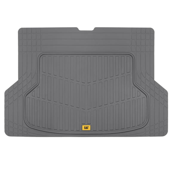 CAT Heavy Duty SUV Gray Cargo Liner & Car Trunk Mat - Universal Trimmable All Weather Cargo Mats for Back of SUV - SUV Trunk Mat & Carpet Cover Trunk Liner - Cargo Cover Trunk Cover 53" x 36.25"