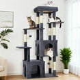 thumbnail image 1 of Cat Tower for Indoor Cats,Heavy Duty Cat Trees for Large Adult & Maine Coon Cats with  Perch, 2 Spacious Condos, Natural Sisal Scratch Posts & Play Toys,Cat Tower, 1 of 7