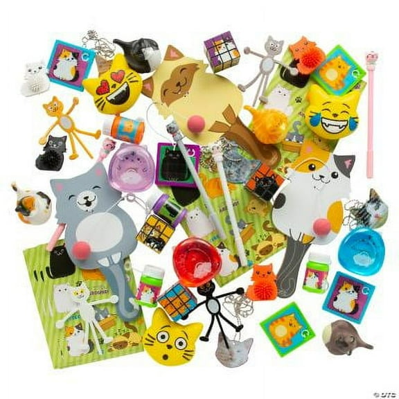 Cat Toy Assortment, Birthday, Party Favors, Toys, 50 Pieces