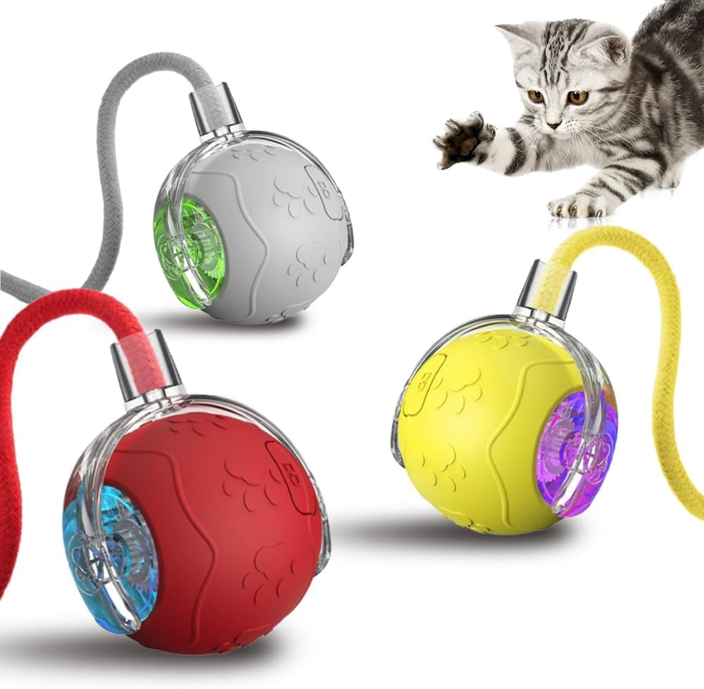 Cat Toy Ball, Rolling Chew for Indoor Play