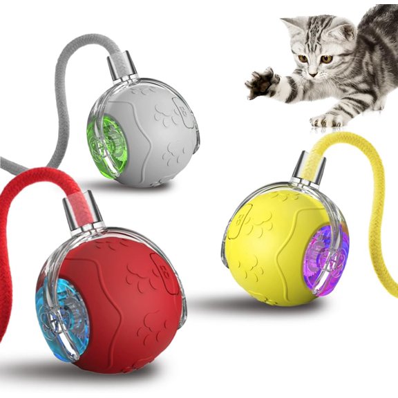 Cat Toy Ball, Rolling Chew for Indoor Play
