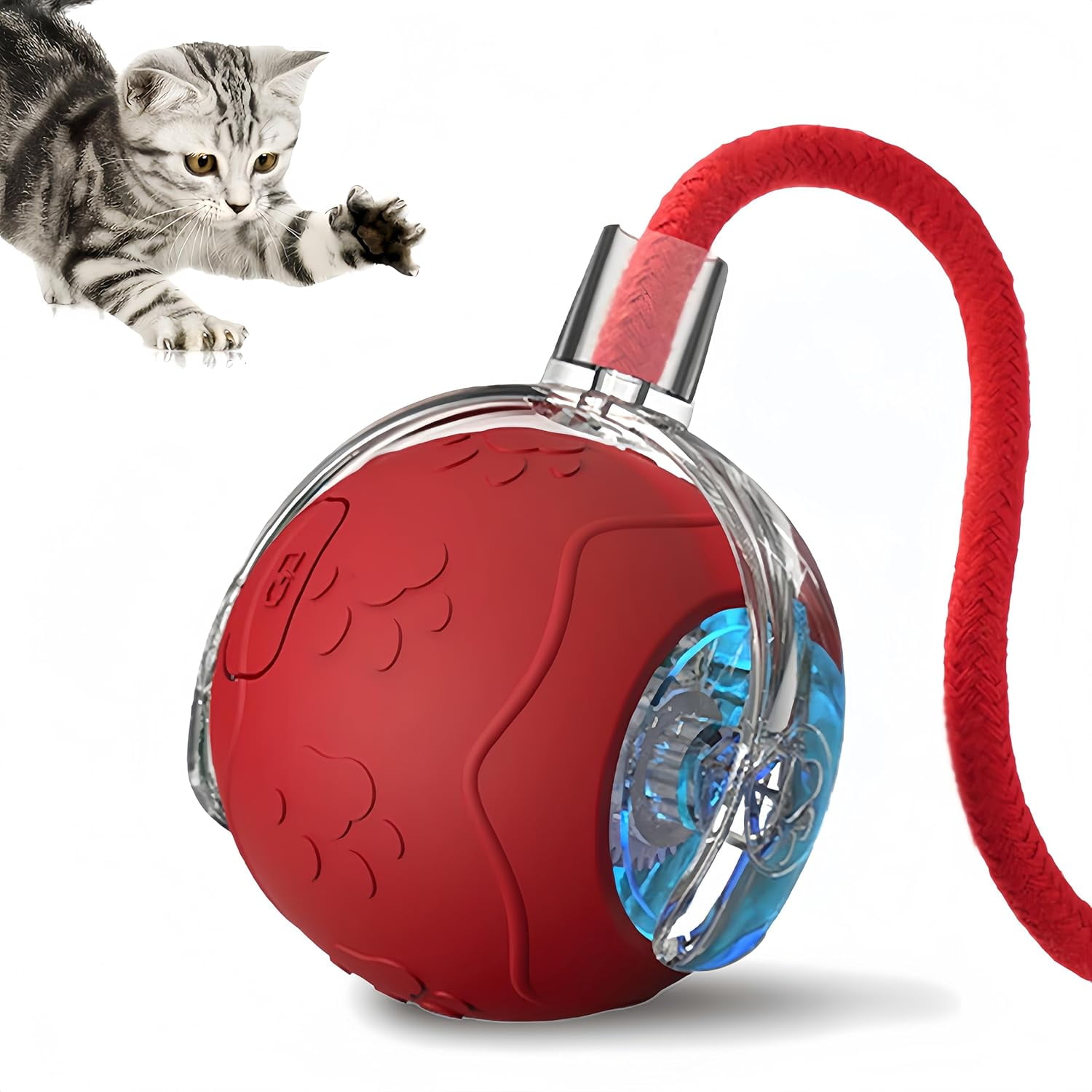 Cat Toy Ball, Rolling Chew for Indoor Play