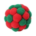 thumbnail image 1 of Cat Toy Ball with Sound Colorful Bouncing Plush Ball Interactive Kitten Plaything Stretchy Toy for Cats, 1 of 6