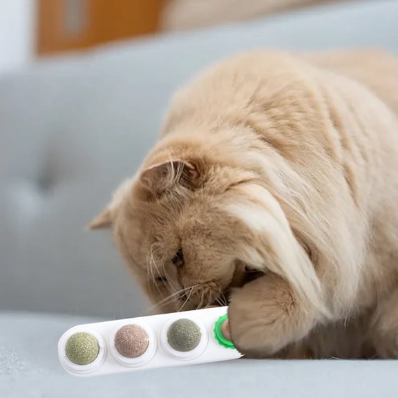 Cat Toy for Cats Interactive Licks Licks Kitty Lollipop Hi Hi Toy Flavor Stimulation Safe and Title Licks Licks Kitty Lollipop Hi Hi Toy cat toy designed to stimulate,19.5x5.2x3.7 cm,White