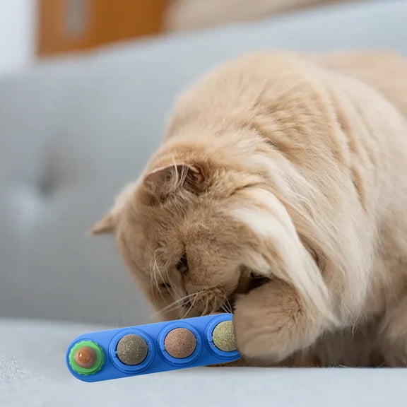 Cat Toy for Cats Interactive Licks Licks Kitty Lollipop Hi Hi Toy Flavor Stimulation Safe and Title Licks Licks Kitty Lollipop Hi Hi Toy cat toy designed to stimulate,19.5x5.2x3.7 cm,Blue