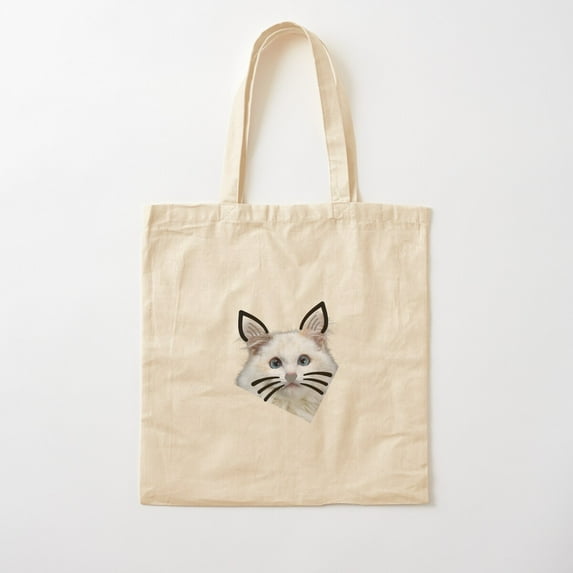 Cat Toy Cotton Tote Bag Canvas Tote Bag, Family Gift For Mother, Her
