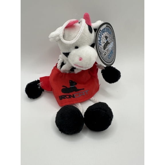 SteelDog USA Cat Toy Cow with Treat Pouch
