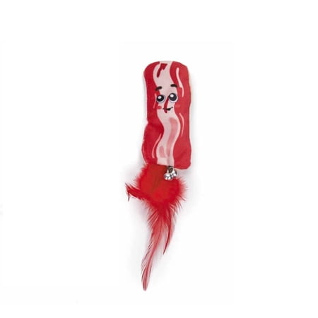 Cat Toy Food Junkeez Catnip Filled Unique Textures Feathers Select Character (Bacon)