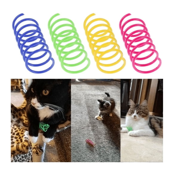Cat Toy Large Durable Cat Spring Colorful Pet Springs Coil Springs Pet Life