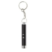 Cat Toy Mini Red Laser Pointer Cat Dog Interactive Training Tools White LED Torch Light with Keychain
