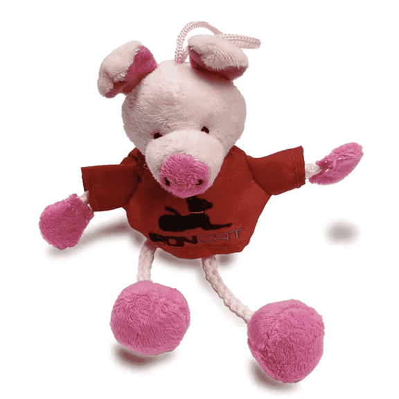 SteelDog USA Catnip Piggy Cat Toy Soft Plush with Catnip Pocket for Interactive Play