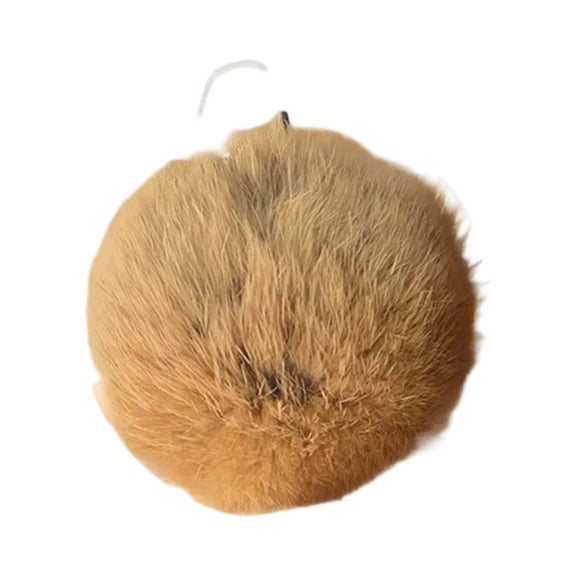 Cat Toy Rabbit Fur Ball Quiet Toy for Cats - Soft Fuzzy Texture, Silent Play, Interactive Design - Indoor Cats, Kittens, Playtime, Exercise