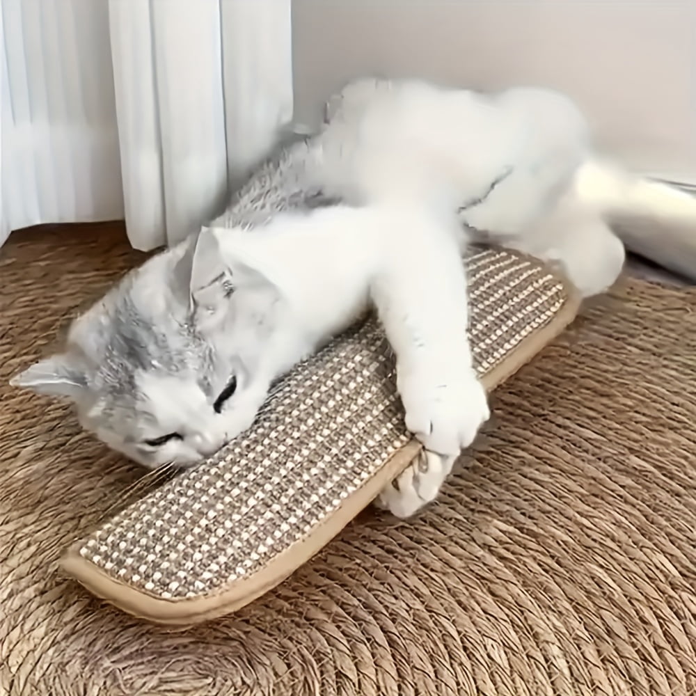 [Cat Toy & Scratching Pad] Cat Toy Game Pillow and Cat Scratching Pad for Solo Play and Intimate Interaction to Keep Your Feline Friend Happy and Soothing