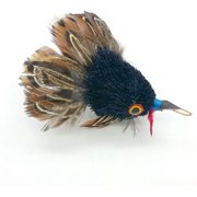 Kat Fly 3 Inch Handmade Cat Toy Teaser Wand Refill Turkey - Brown