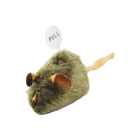 Cat Toy Toy: Smart Squeaky Plush Mouse for Self-Entertainment Cat Toy for Indoor Cats, Cat Toy for Bored Kitten Puppy Play Chase Run Exercise