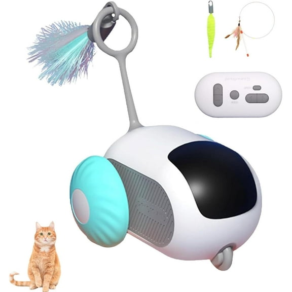 Cat Toy,Turbo Tail 2.0 Cat Toy,Turbo Tail Mouse Cat Toy,Remote Control Smart Electric Cat Toy,Gravity-Sensing Movement Interactive Cat Toys