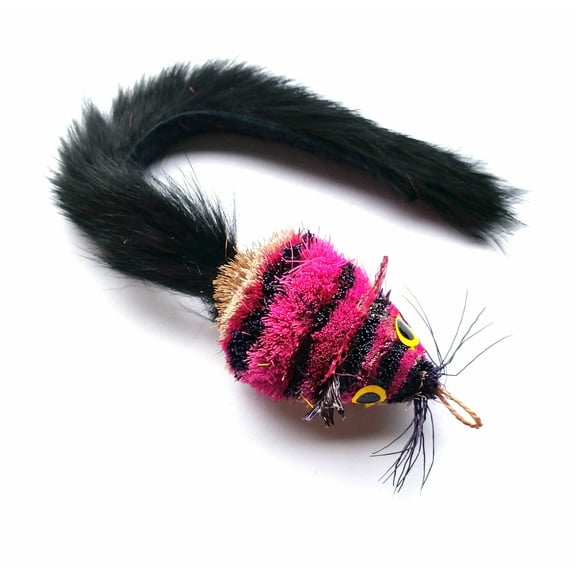 Cat Toy Wand Refill Mouse KatFly - Pink Teaser Attachment