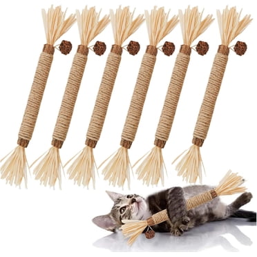 Save That Tooth Catnip Cat Chew Sticks 6pk, Durable Dental Teething Toys, Interactive ...
