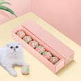 thumbnail image 1 of Cat Toys Balls with Bell, 6PCS Cat Pom Pom Balls Toy, Plush Balls for Cats, Interactive Cat Toys for Indoor Cats and Kittens,Suitable for Small Pets Entertainment, 1 of 6