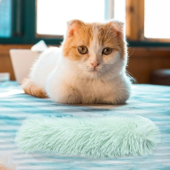 Cat Toys Cat Pillows, Soft and Durable Crinkle Sound Catnip  Interactive Cat Kicker Toys for Indoor Cats Promotes Kitten Exercise Green