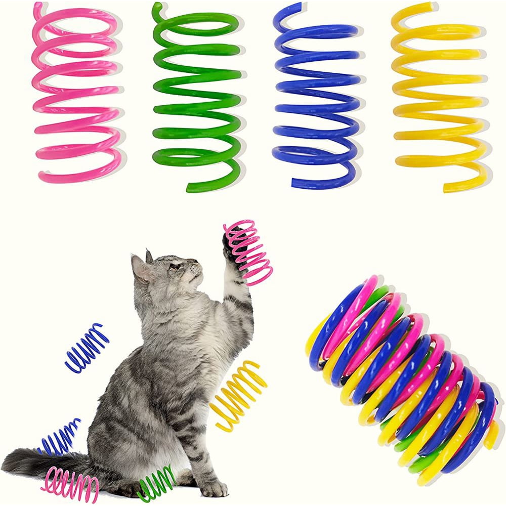 Cat Toys, Cat Spring Toys for Indoor Cats for Cats to Swat, Bite, Hunt, Interactive Toys for
