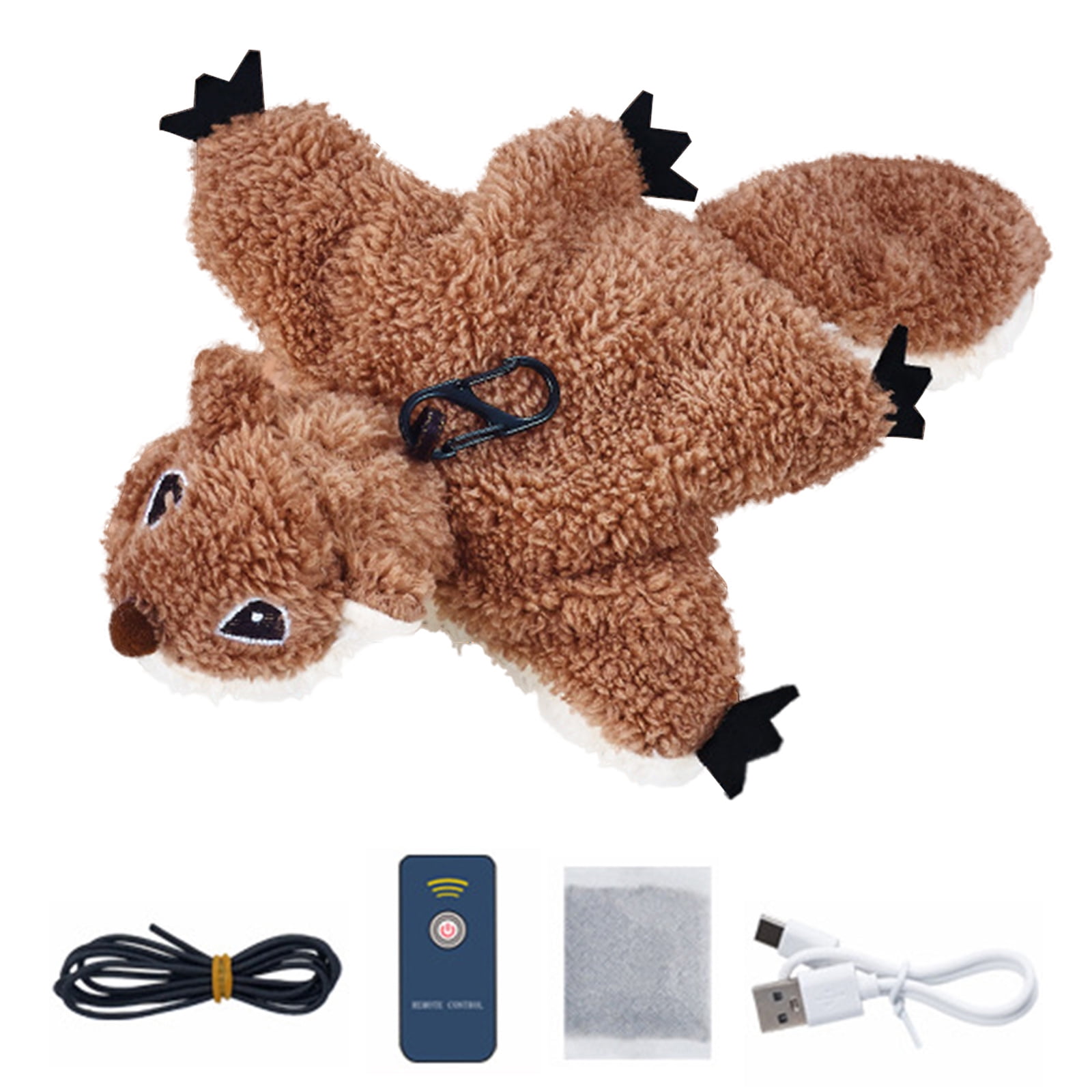 Interactive Flapping Bird Cat Toy With Catnip - Moving Wings Chirping Noise Toy (Gray Pigeon)