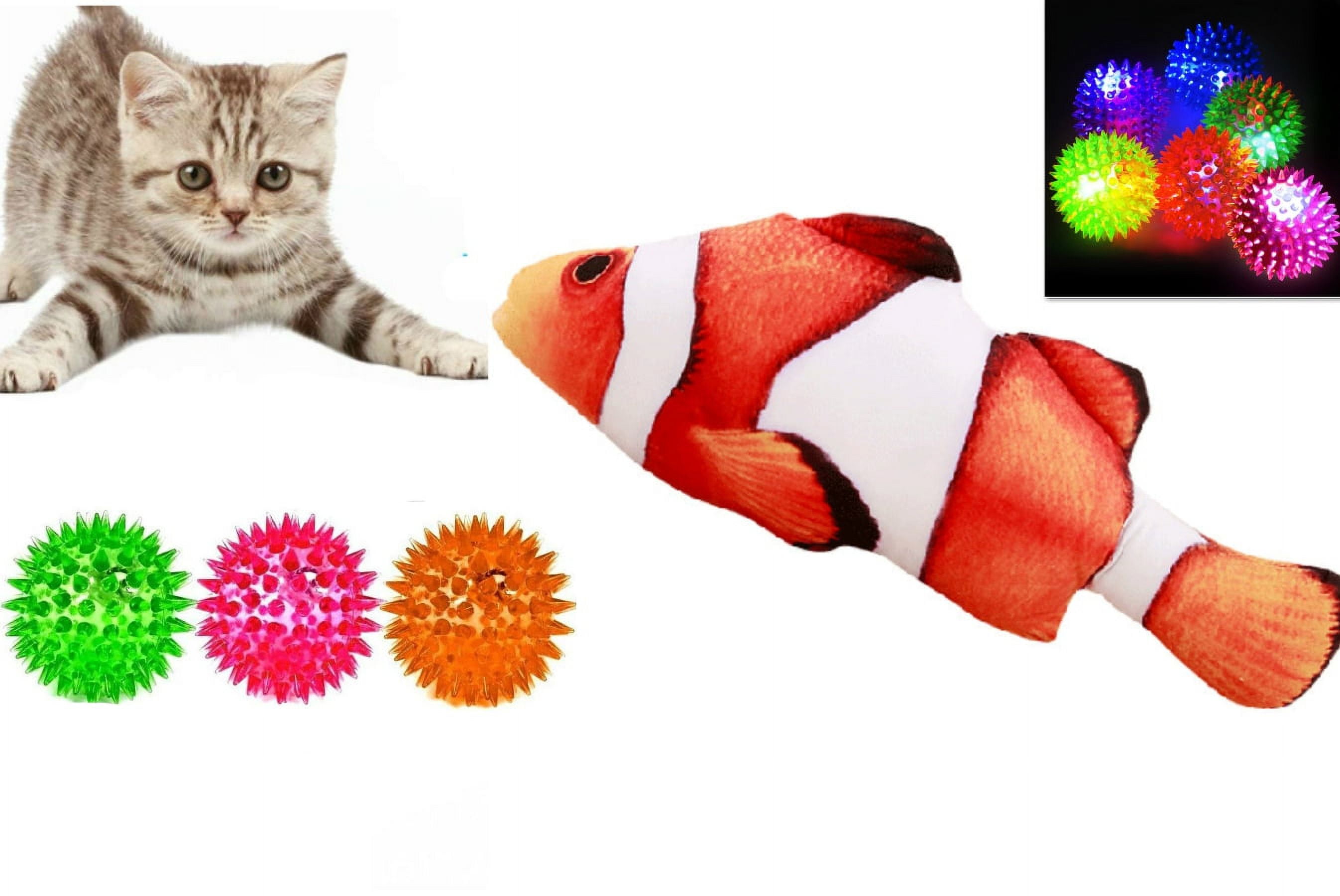 Flippity Fish Cat Toy, Interactive Cat Toy, Flips, Flops & Wiggles Like a  Real Fish, Motion Activated Animal Toys 