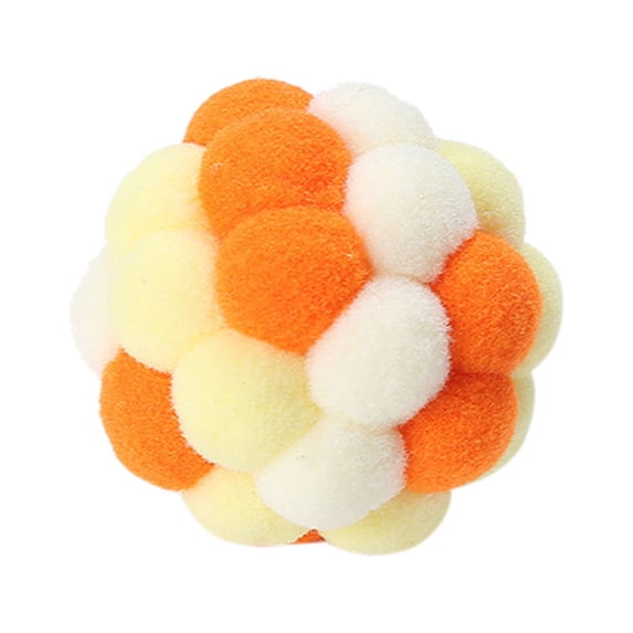 Cat Toys Interactive Cat Toys Colorful Spherical Toy with Sound Balls for Cats Engaging and Safe 4cm Lightweight Fun Pet Plaything for Indoor Use