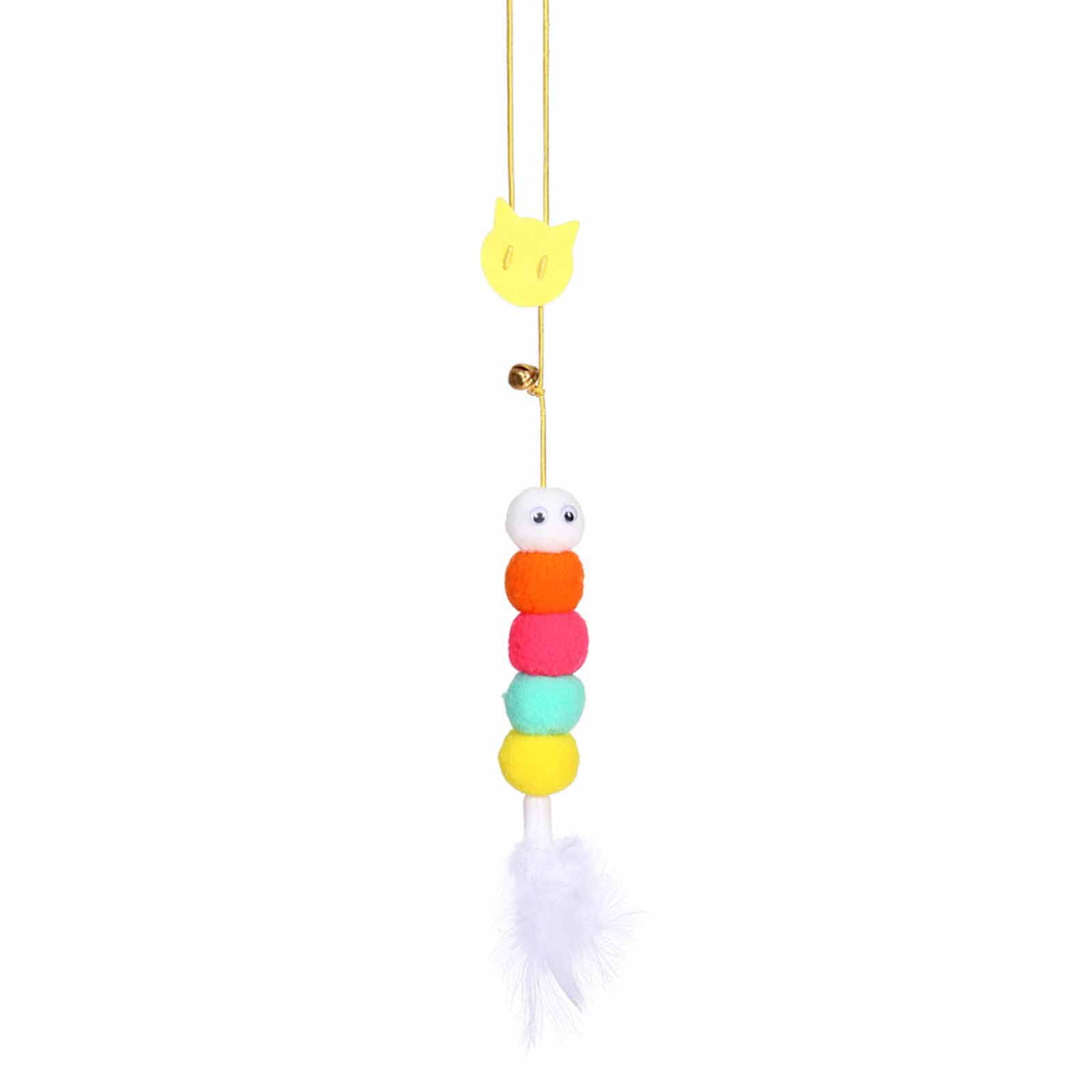 Cat Toys, Interactive Cats Feather Toys, Cat Teaser Retractable Hanging ... - Cat Physical Stimulation For Cats With Depression