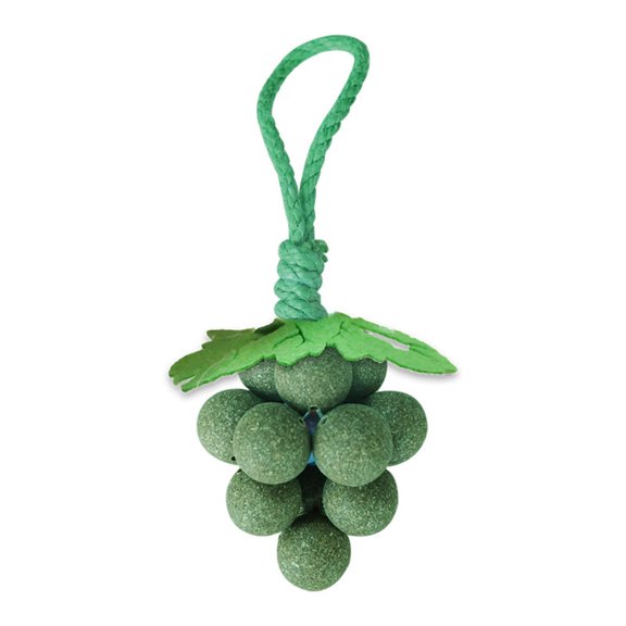 Cat Toys Interactive For Indoor Cats Catnip Ball Toy for Cats, Interactive Grape-Shaped Chew Toy with Rope, Natural Catnip, Stress Relief, Dental Health, Durable and Safe for Indoor Cats, Fun Playtim