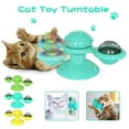 thumbnail image 1 of Cat Toys, Interactive Windmill Cat Toy Turntable Teasing Chew Toy Catnip Kitty Toys for Indoor Cats, Funny Kitten Toys Cat Scratching, 1 of 9