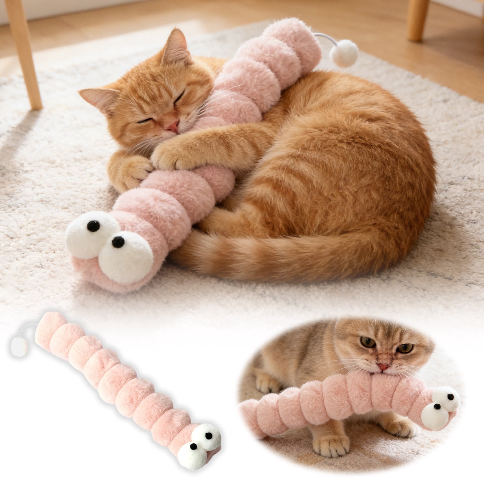 Cat Toys Pillows,Catnip Inside, Interactive Indoor Kitten Play and ...