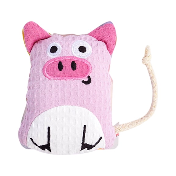 Cat Toys Plush Pig Toy for Children Soft Animal Shape Stuffed Doll with Embroidered Face and Rope Tail for Indoor Playroom Nursery Use Interactive Cat Toy - for Active Cats, Fun Exercise Toy for Play