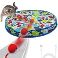 thumbnail image 1 of Cat Toys Rechargeable Electronic Pet Toy Ball Fast Rolling in Pouch Interactive Cat Toys for Indoor Cats, 1 of 8