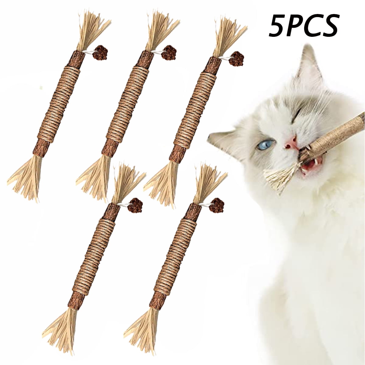 Animal Best Cat Teething Toys Cat Toys Silvervine Chew, Catnip Toy, Pack  Natural Kitten Stuff