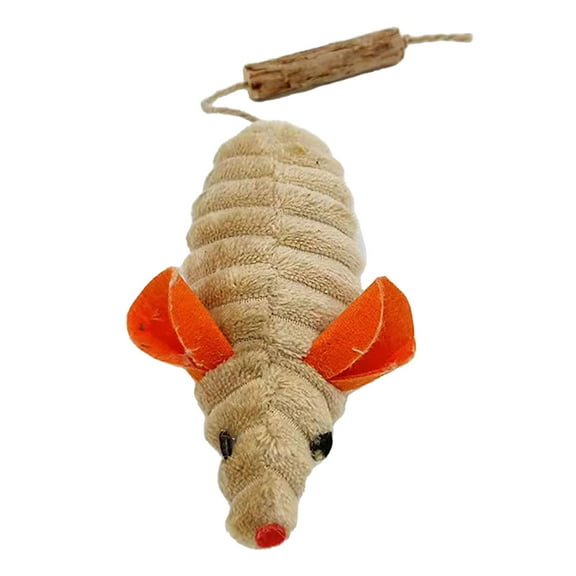 Cat Toys Squeak Mice, Interactive Catnip Silvervine Animals Toys for Indoor Kittens, Dental Cat Nip Chirping Toy, Cat Chew Exercise Toy for All Breeds and Species